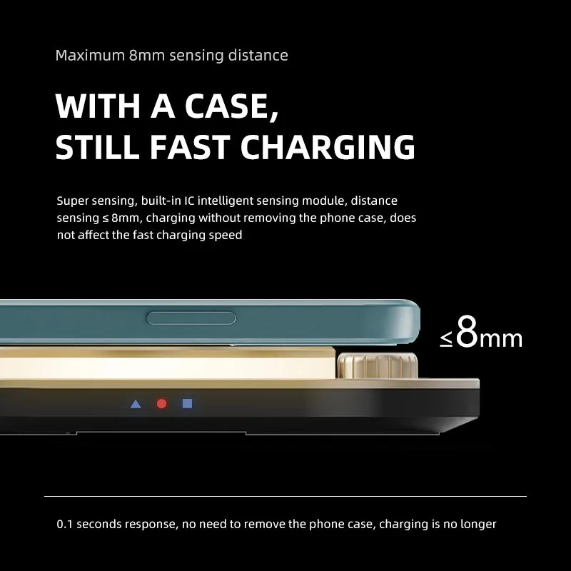 Wireless Charging Station With Lamp